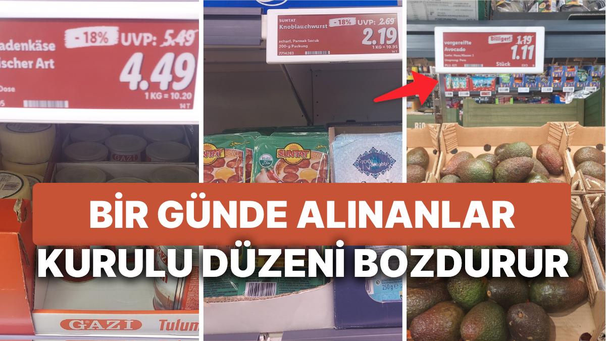 Almanya'dan Kıskandıran Market Fiyatları Geldi!