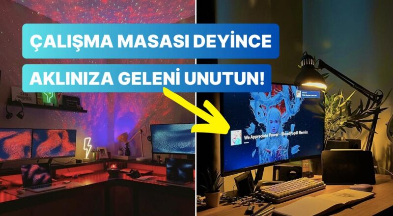Beş Monitörden Okyanus Aydınlatmasına... Kullanıcıların Paylaştığı Çalışma Masalarında Gözünüz Kalacak!