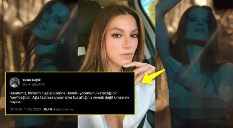 Bozkır Dizisindeki Açık Sahneleri İle Olay Olan Yüsra Geyik'ten Tokat Niteliğinde Yanıt