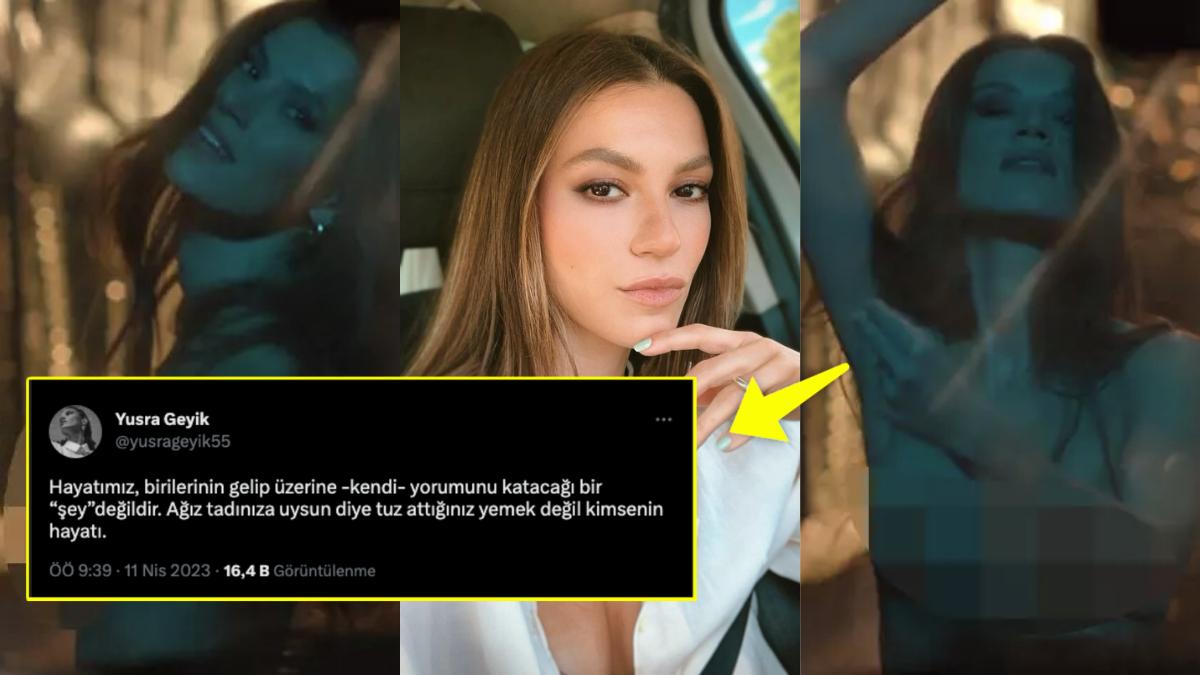 Bozkır Dizisindeki Açık Sahneleri İle Olay Olan Yüsra Geyik'ten Tokat Niteliğinde Yanıt Bozkır Dizisindeki Açık Sahneleri İle Olay Olan Yüsra Geyik'ten Tokat Niteliğinde Yanıt