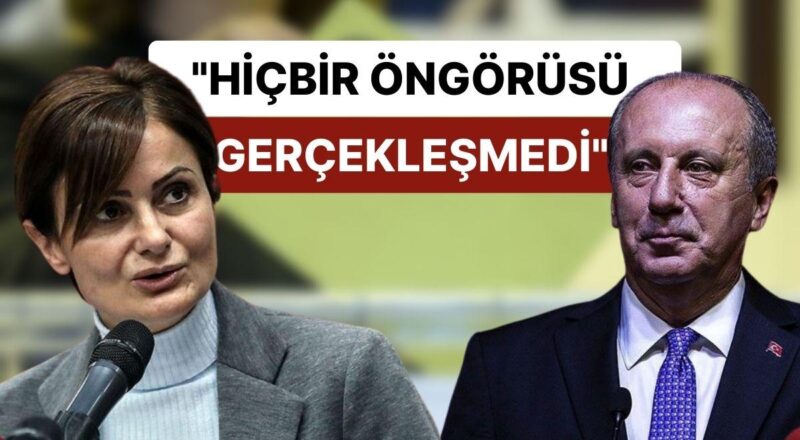 Canan Kaftancıoğlu'ndan İnce'ye 'İkinci Tur' Göndermesi: 'Hiçbir Öngörüsü Gerçekleşmedi'