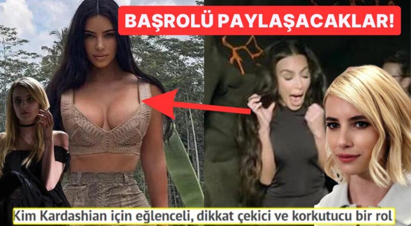Efsaneler Ekrana Dönüyor! Kim Kardashian ve Emma Roberts, American Horror Story'nin Yeni Döneminde Yer Alacak!