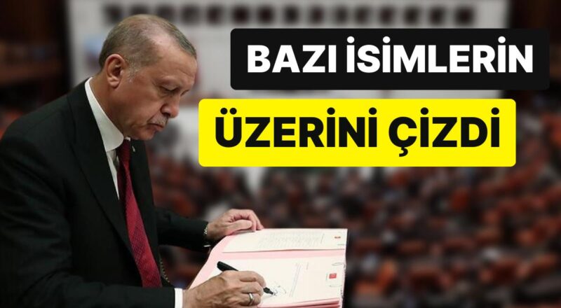 Erdoğan, Hakkını Helal Etmediği Vekilleri Dışarda Bırakıyor