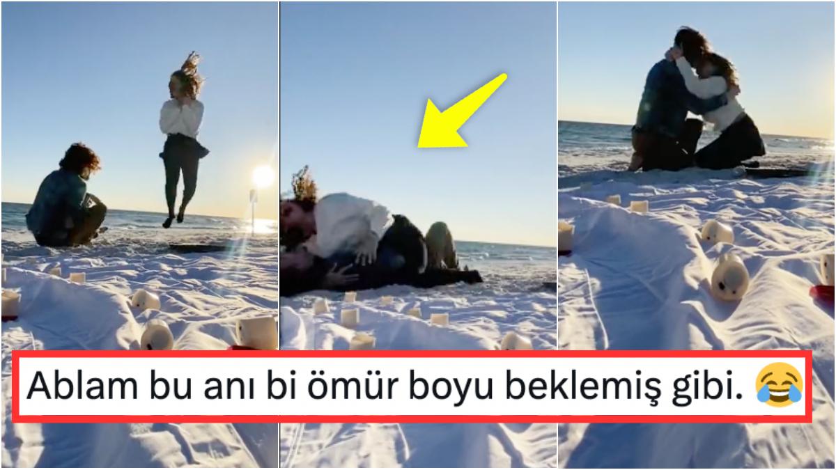 Evlenme Teklifine Verdiği Reaksiyonla Hepimizi Şaşkına Çeviren Bayana Kahkaha Attıran Yorumlar Gecikmedi Evlenme Teklifine Verdiği Reaksiyonla Hepimizi Şaşkına Çeviren Bayana Kahkaha Attıran Yorumlar Gecikmedi