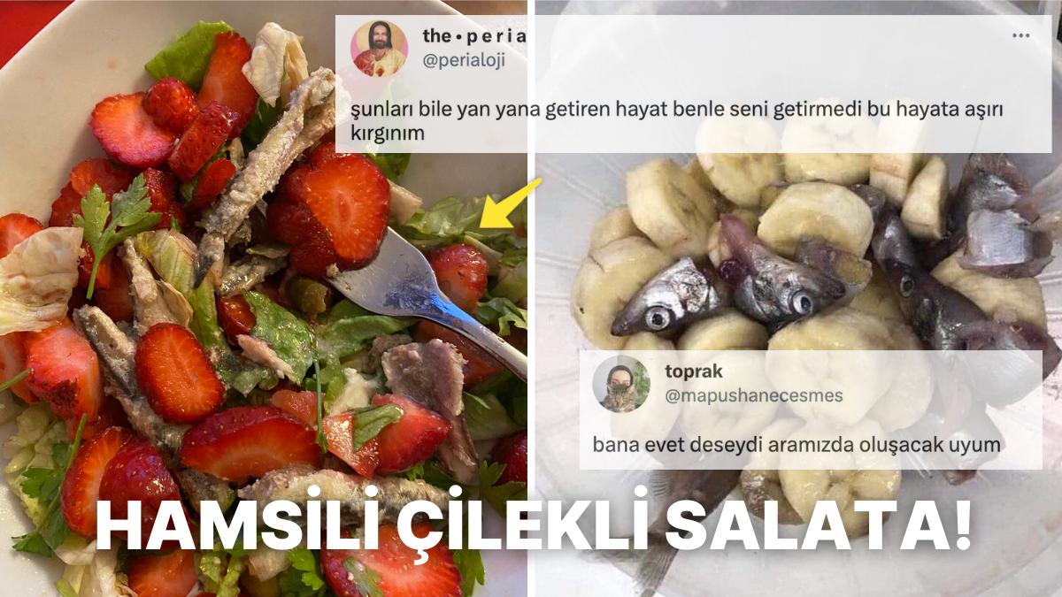 Füzyon Mutfak Olayını Biraz Abartıp Çilekli Hamsili Salata Yapan Kullanıcıya Gelen Birbirinden Komik Yorumlar Füzyon Mutfak Olayını Biraz Abartıp Çilekli Hamsili Salata Yapan Kullanıcıya Gelen Birbirinden Komik Yorumlar