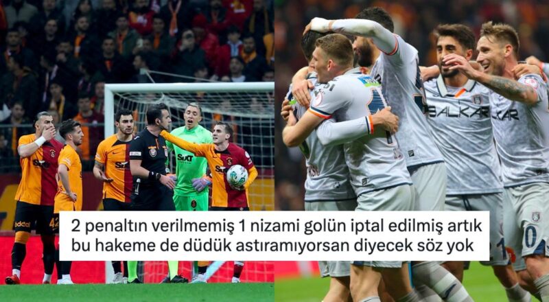 Galatasaray'ın Başakşehir'e Yenilerek Türkiye Kupası'na Veda Ettiği Maça Gelen Reaksiyonlar