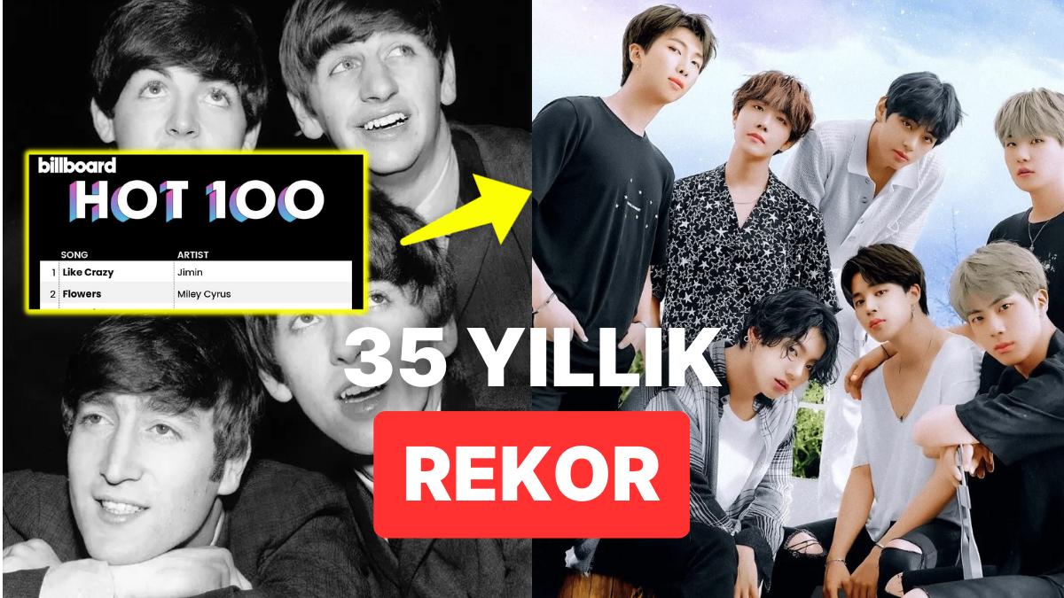Güney Kore'nin Medarı İftiharı BTS 35 Yıl Sonra The Beatles'ın Rekorunu Kıran Birinci Küme Oldu!