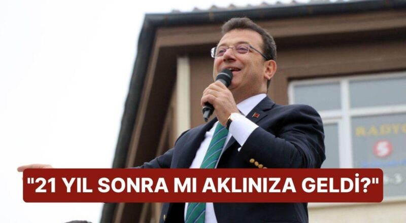 İmamoğlu'ndan AK Parti'nin 'Mülakat' Vaadine Reaksiyon: '21 Yıl Sonra mı Aklınıza Geldi?'