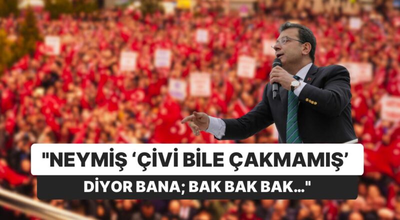 İmamoğlu'ndan Erdoğan'a 'Çivi' Karşılığı: "Ben de Diyorum ki Bir Gün Beni Davet Et Anlatayım"