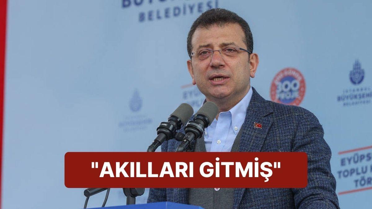 İmamoğlu'ndan Kaçak Kafelerin Polis Tarafından Müdafaasına Reaksiyon: 'Akılları Gitmiş'
