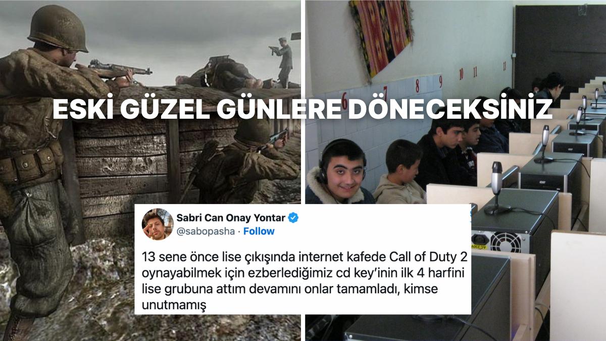 İnternet Cafede CoD 2 Oynayabilmek İçin CD Key Ezberleyen Oyuncuya Arkadaşlarından 13 Yıl Sonra Gelen Karşılık İnternet Cafede CoD 2 Oynayabilmek İçin CD Key Ezberleyen Oyuncuya Arkadaşlarından 13 Yıl Sonra Gelen Karşılık