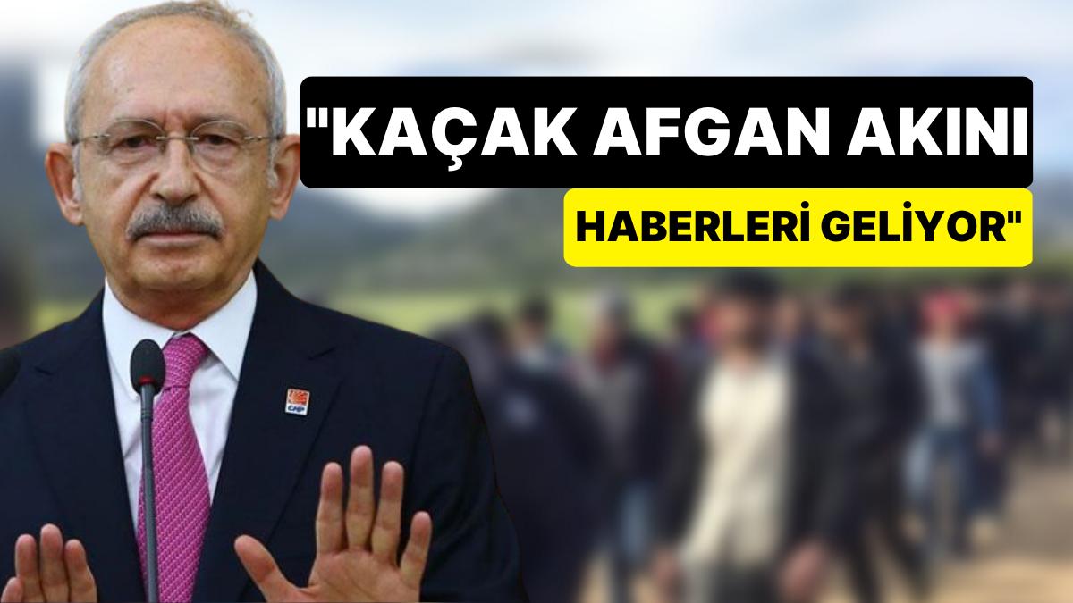 Kılıçdaroğlu'ndan Askerlere Afgan Kaçak Uyarısı Kılıçdaroğlu'ndan Askerlere Afgan Kaçak Uyarısı