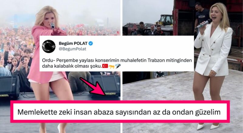 Konserdeki Kalabalık Üzerinden Muhalefete Laf Atan TikToker Begüm Polat'a Işık Suratında Yanıtlar Gecikmedi