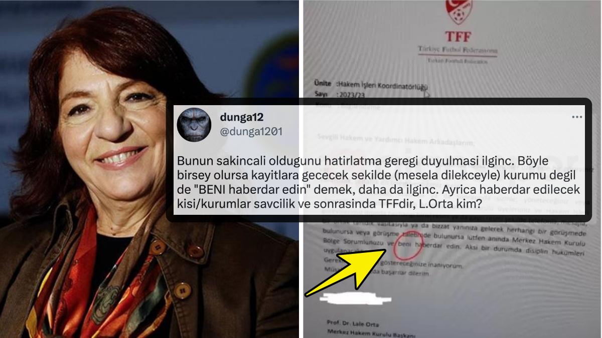 MHK Lideri Lale Orta'nın Hakemlere ve Yardımcılarına Yazılı Uyarısı Toplumsal Medyanın Gündeminde