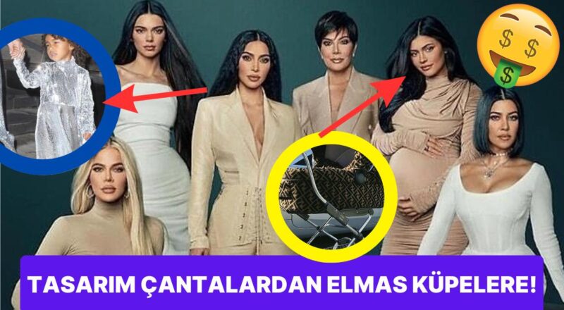 Skandalların Odağı Olmayı Başaran Kardashian Ailesinin Çocuklarına Aldığı Dudak Uçuklatan İkramlar