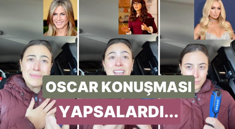 Ünlü İsimlerin Şayet Oscar Alsalardı Nasıl Bir Konuşma Yapacaklarını Canlandıran Bayan