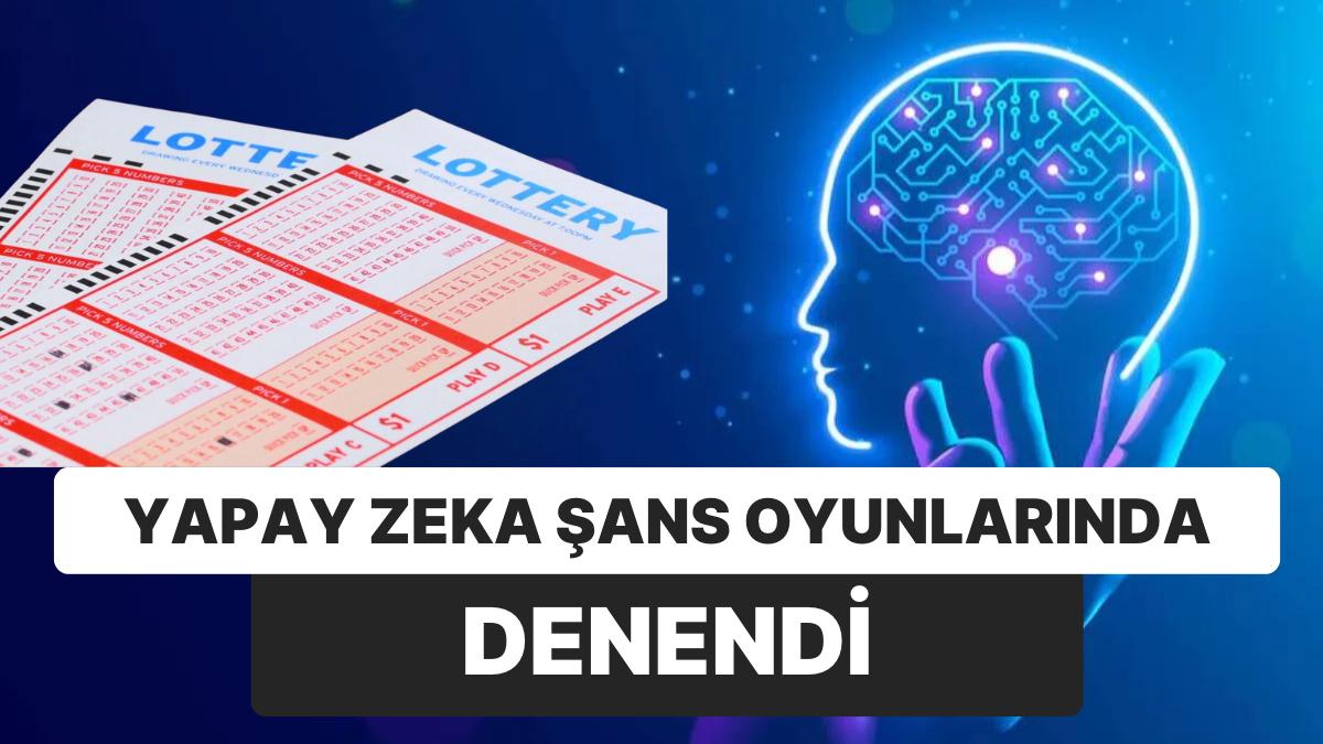 Yapay Zeka ile Lotodan İkramiye Kazandı
