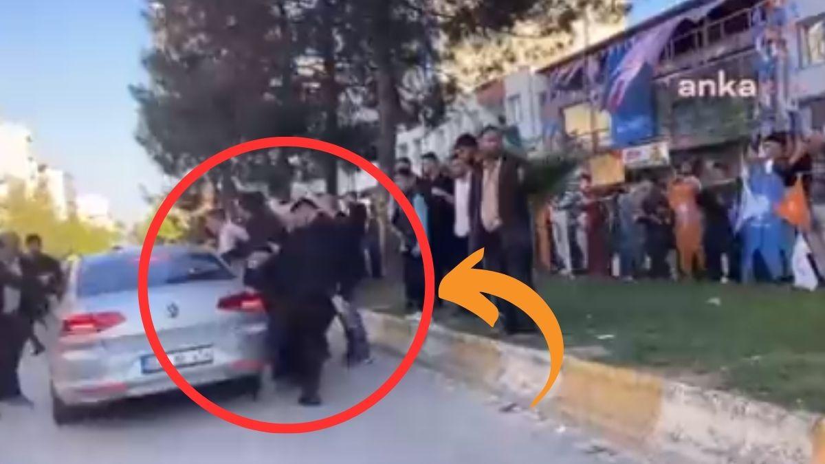 Adıyaman Kahta'da Kemal Kılıçdaroğlu'nun Konvoyuna Tekmeli Küfürlü Hücum