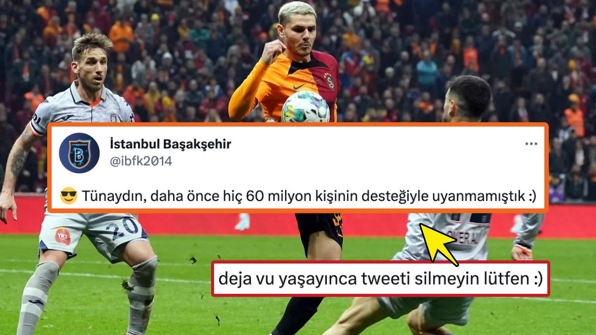 Başakşehir'in "Daha Evvel Hiç 60 Milyon Kişinin Dayanağıyla Uyanmamıştık" Paylaşımı Gündemde Başakşehir'in "Daha Evvel Hiç 60 Milyon Kişinin Dayanağıyla Uyanmamıştık" Paylaşımı Gündemde