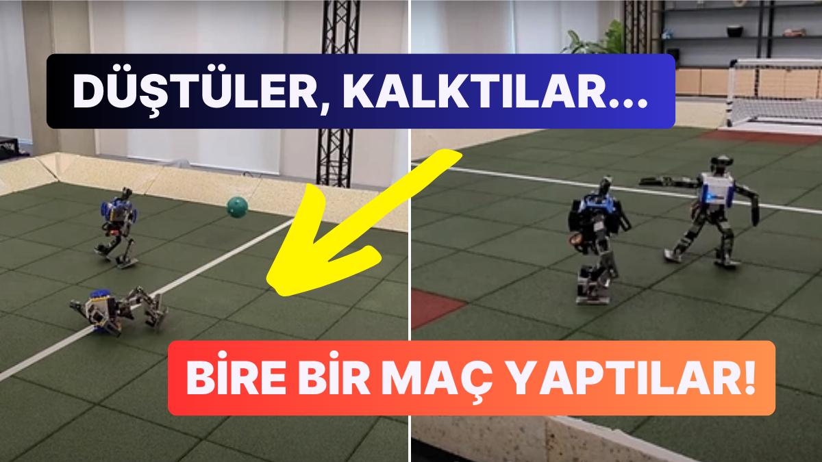Bizi Ele Geçireceğinden Korktuğumuz Robotlar Yapay Zeka Takviyesiyle Bu Defa de Maç Yaptı!