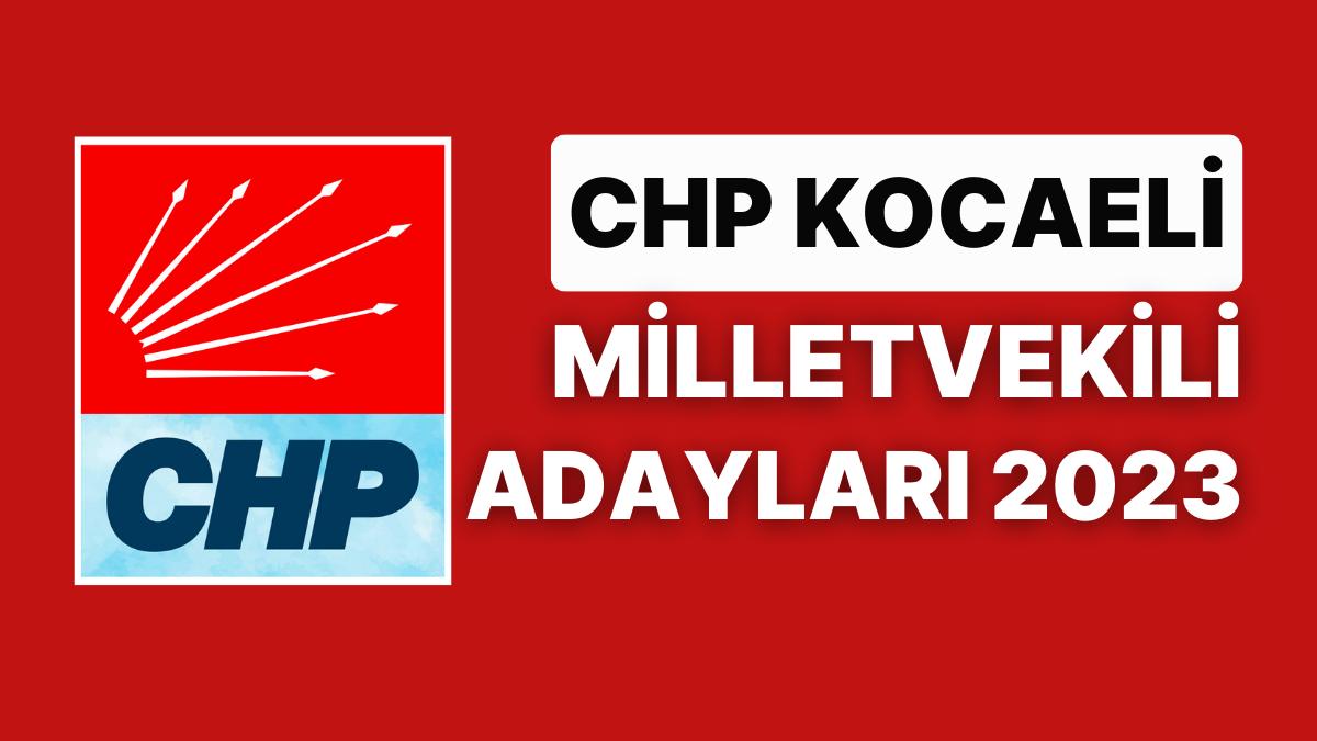 CHP Kocaeli Milletvekili Adayları 2023: CHP Kocaeli Milletvekili Adayları Kimdir?