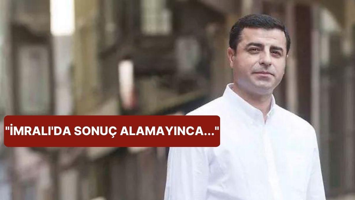 Demirtaş: "İktidarın Öcalan ile Görüştüğünü Doğrulattım"