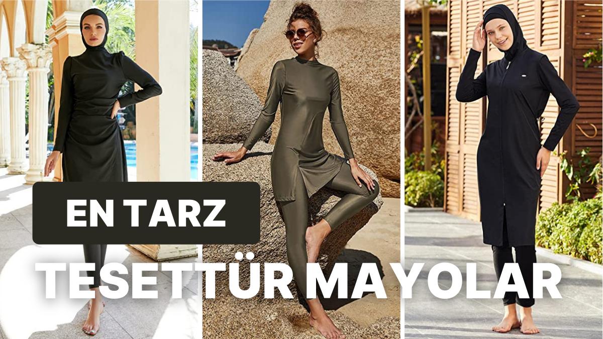 Deniz Dönemi Başladı: Rahatça Denize Girebilmeniz İçin Tesettür Mayo Modelleri