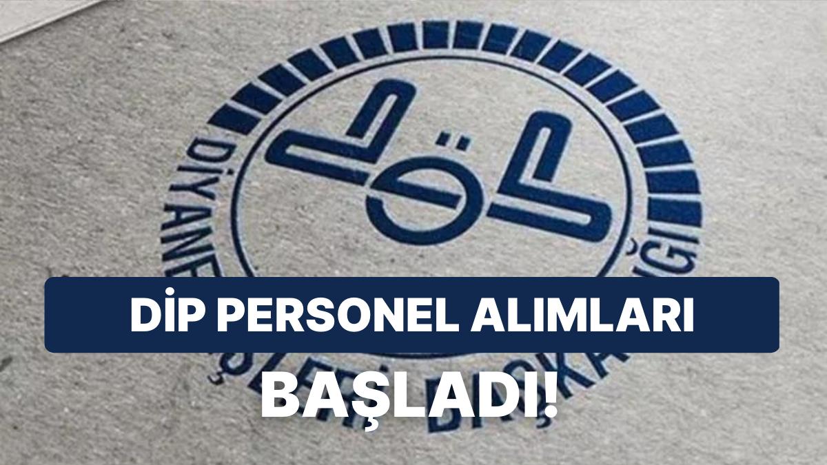 Diyanet İşleri Başkanlığı İşçi Alım Müracaatları Nereden Yapılır? TABAN İşçi Alım Branş ve Takım Dağılımı