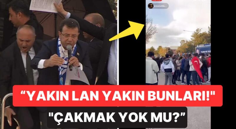 Ekrem İmamoğlu'na Saldırdığı Argüman Edilen Bireyler TikTok'ta Yayın Açtı: "Yakın Bunları, Çakmak Yok mu?"