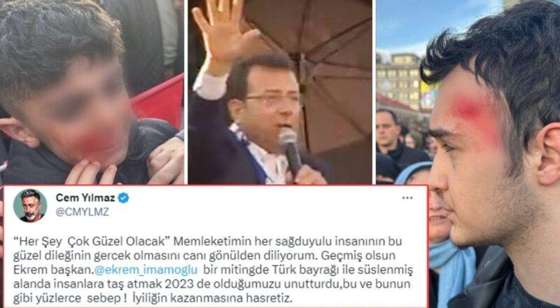 Ekrem İmamoğlu'nun Erzurum'da Taşlı Hücuma Uğramasına Toplumsal Medyadan Yansılar Geldi