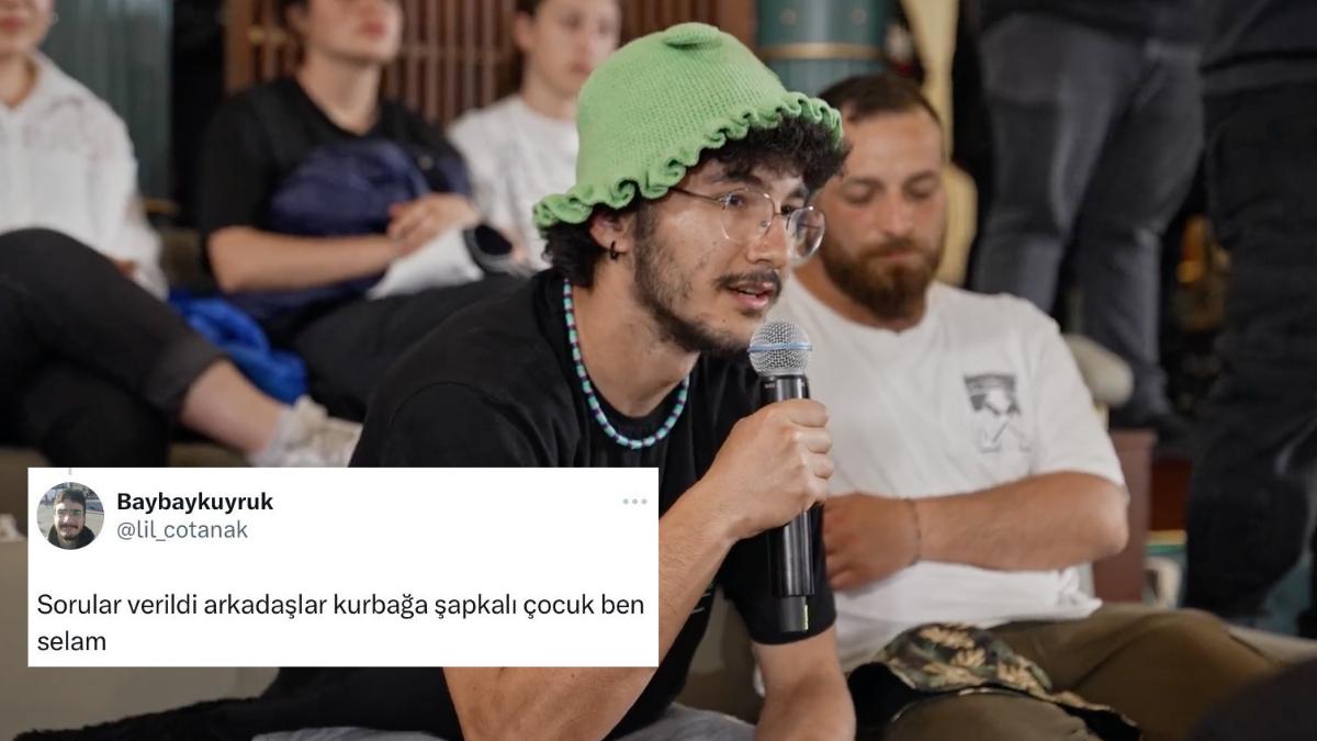 Erdoğan'ın Gençlik Buluşmasına Damga Vuran 'Yeşil Şapkalı' Genç Toplumsal Medyayı Salladı