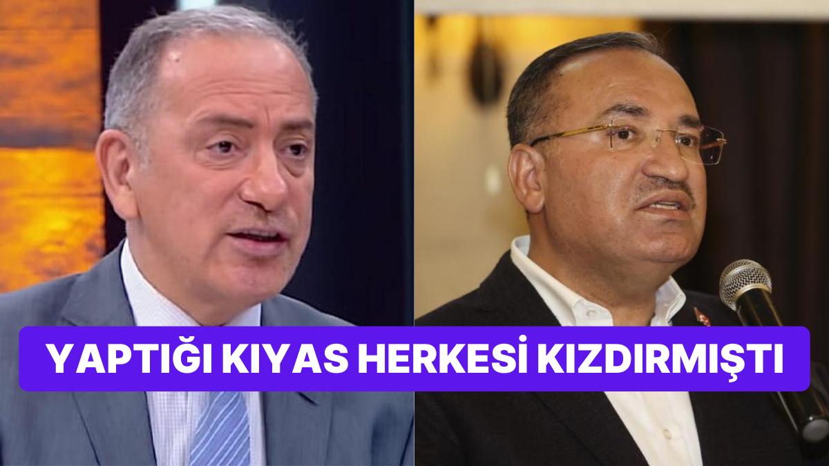Fatih Altaylı'dan Şampanya ve Namaz Kıyası Yapan Bekir Bozdağ'a: Kimileri da Pudra Şekeri Çekecek