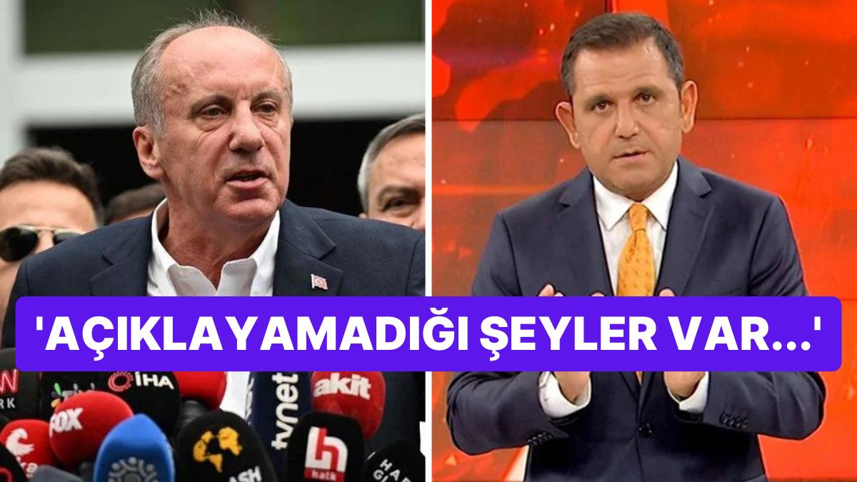 Fatih Portakal Adaylıktan Çekilen Muharrem İnce'ye Yaptığı Manidar Yorumla Herkesi Şaşkına Çevirdi! Fatih Portakal Adaylıktan Çekilen Muharrem İnce'ye Yaptığı Manidar Yorumla Herkesi Şaşkına Çevirdi!