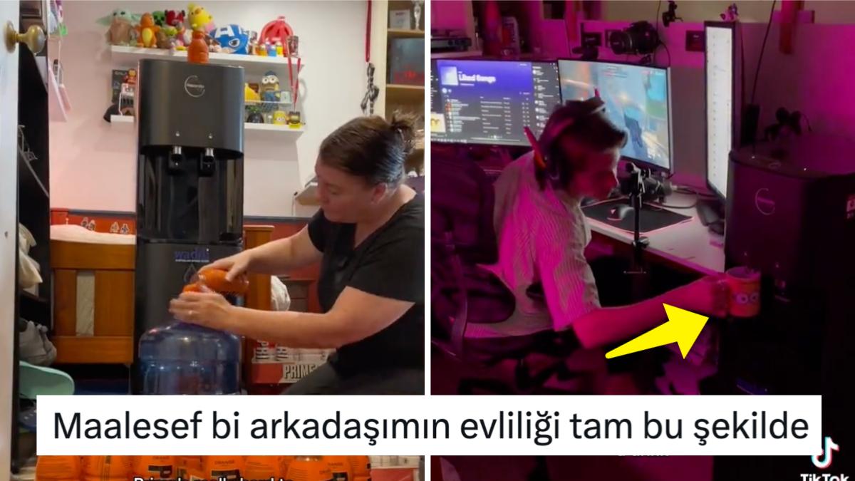 Gamer Oğlu Odasından Çıkmadan Sıvı Tüketebilsin Diye Sebil Alarak Düzey Atlayan Anne