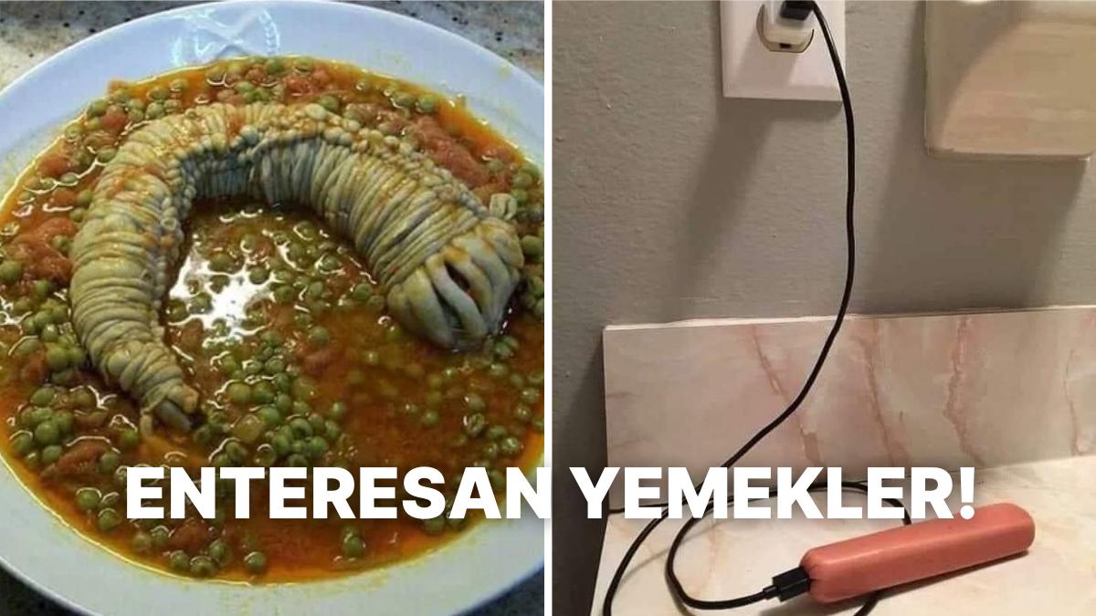 Görünce İştahınızı Kaçırıp Yemek Yemeye Tövbe Ettirecek Dünyanın En Enteresan ve Müthiş Yemek Fotoğrafları!