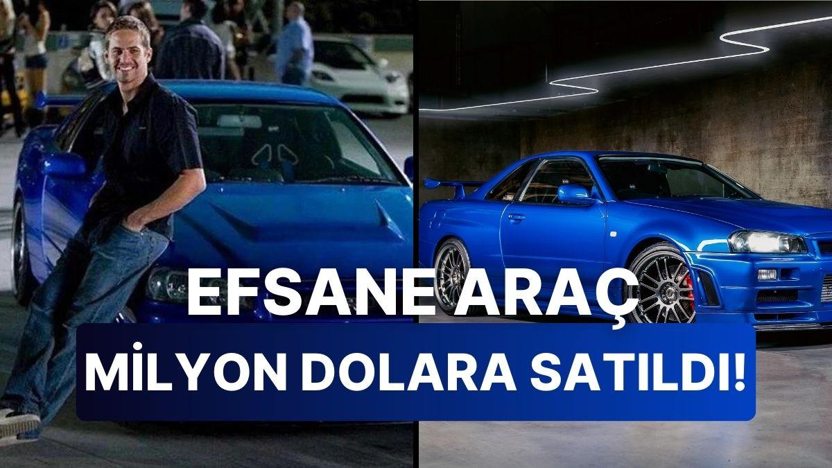 Güle Güle Efsane: Paul Walker'ın Süratli ve Öfkeli'deki Aracı Nissan Skyline GT-R R34 Rekor Fiyata Satıldı!