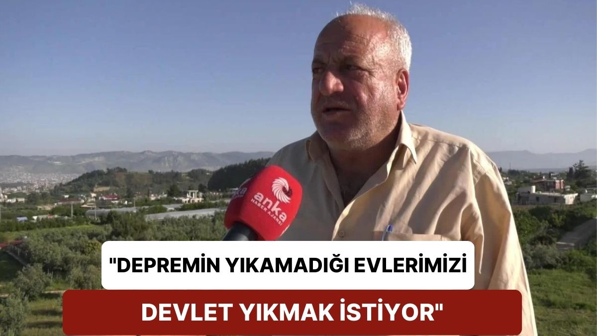 Hataylı Depremzedeler Kamulaştırma Kararına İsyan Etti Hataylı Depremzedeler Kamulaştırma Kararına İsyan Etti