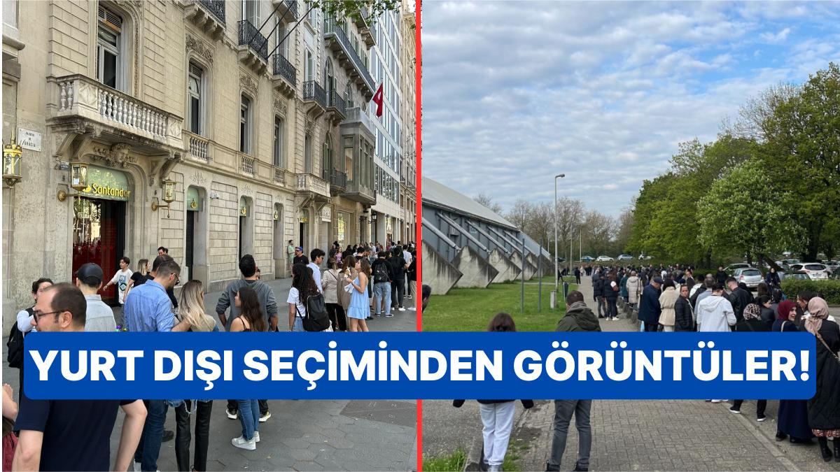 İştirakin Yüksek Olduğu Söylenen Yurt Dışı Seçimlerinde Durum Ne? İşte Seçim Bölgelerinden Manzaralar! İştirakin Yüksek Olduğu Söylenen Yurt Dışı Seçimlerinde Durum Ne? İşte Seçim Bölgelerinden Manzaralar!