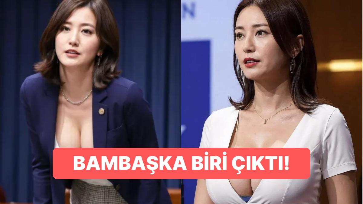 Japonya Sıhhat Bakanı Olduğu Tez Edilen Dekolteli Bayanın Kim Olduğu Ortaya Çıktı!