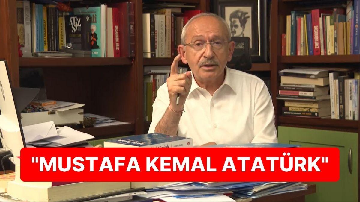 Kemal Kılıçdaroğlu Gençlere Seslendi: "Mustafa Kemal Atatürk" Kemal Kılıçdaroğlu Gençlere Seslendi: "Mustafa Kemal Atatürk"