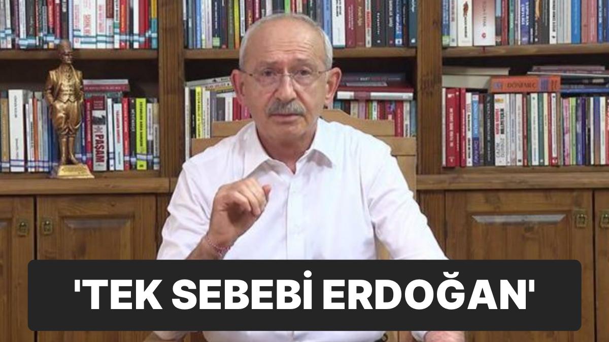 Kemal Kılıçdaroğlu’ndan En Kısa Görüntü: ‘Tek Sebebi Erdoğan’ Kemal Kılıçdaroğlu’ndan En Kısa Görüntü: ‘Tek Sebebi Erdoğan’