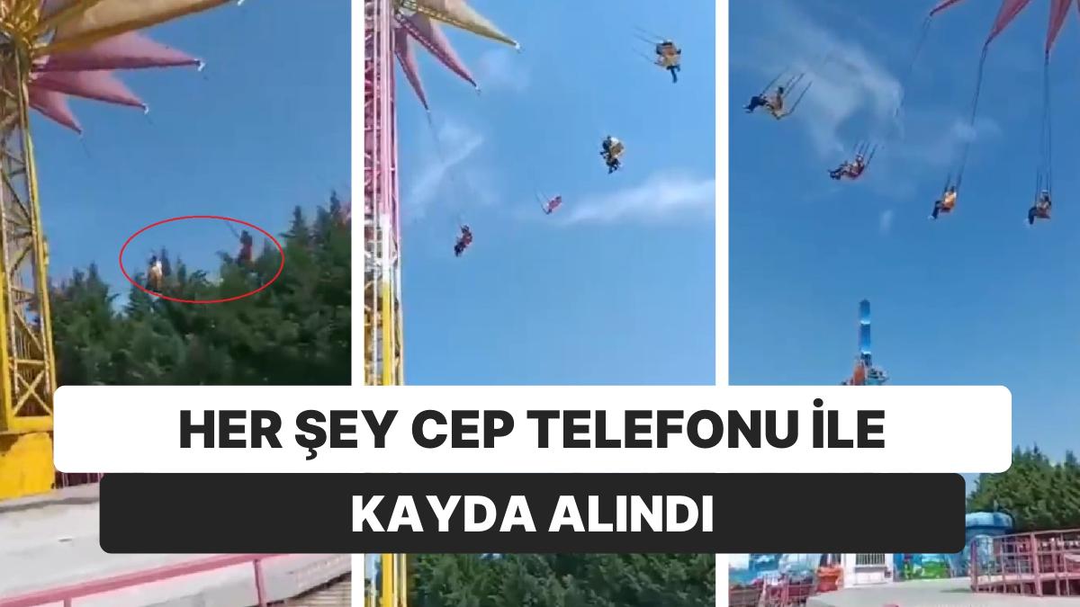 Lunapark'ta Kaygı Dolu Anlar! Çığlıklar Yükseldi
