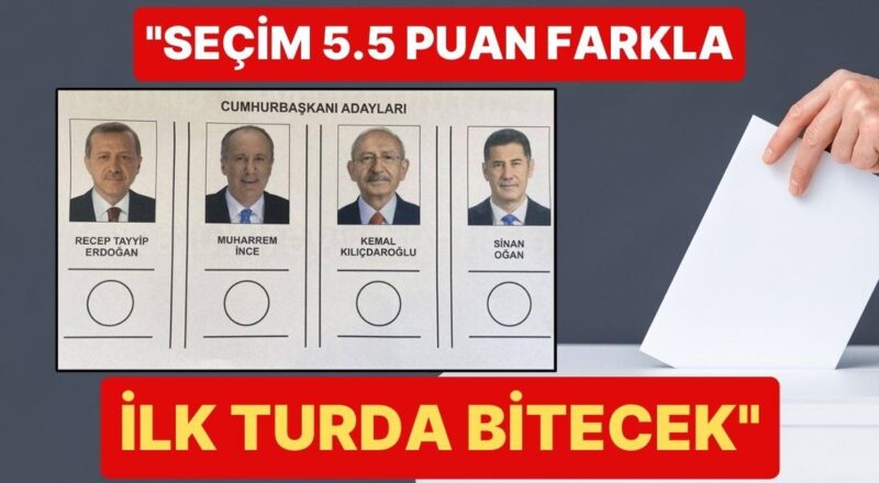 MAK Danışmanlık: "Cumhurbaşkanlığı Seçimi Birinci Çeşitte Bitecek Kemal Kılıçdaroğlu 5.5 Puan Farkla Kazanacak"