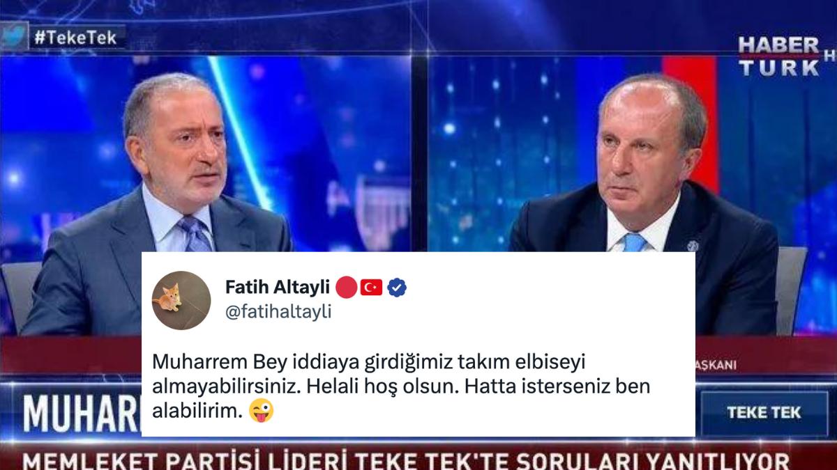 Muharrem İnce'nin Adaylıktan Çekilmesiyle Fatih Altaylı Kadro Elbisesine Girdikleri İddiayı Hatırlattı