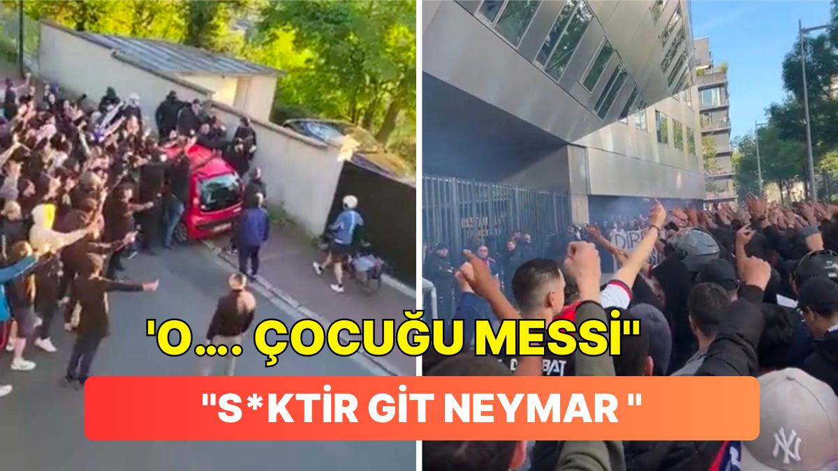 Paris'te Ortalık Karıştı! Taraftarlar Kulübü Basıp Messi ve Neymar'ı Gaye Aldılar Paris'te Ortalık Karıştı! Taraftarlar Kulübü Basıp Messi ve Neymar'ı Gaye Aldılar