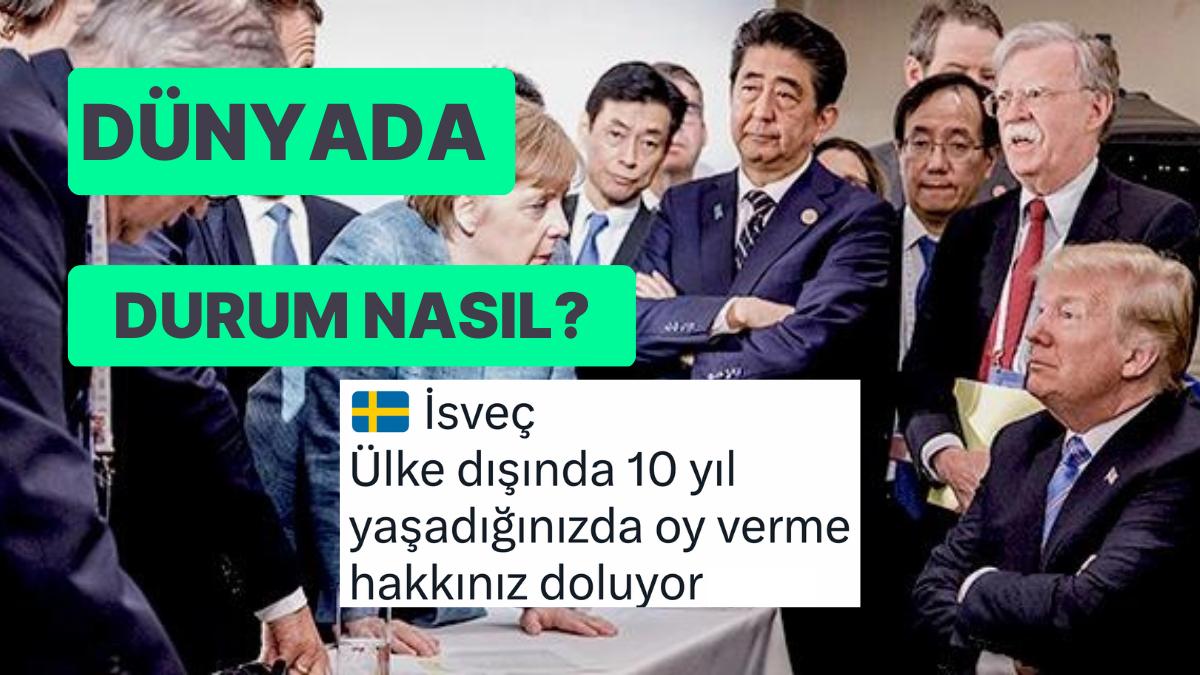 Ülkelerin Yurt Dışında Yaşayan Vatandaşlarına Verdikleri Oy Hakları