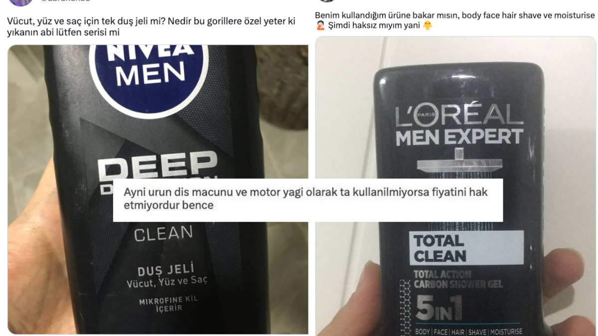 Üşengeç Erkeklerin Kurtarıcısı! Beden, Yüz ve Saç İçin Tek Duş Jeline Gelen Birbirinden Enteresan Yorumlar