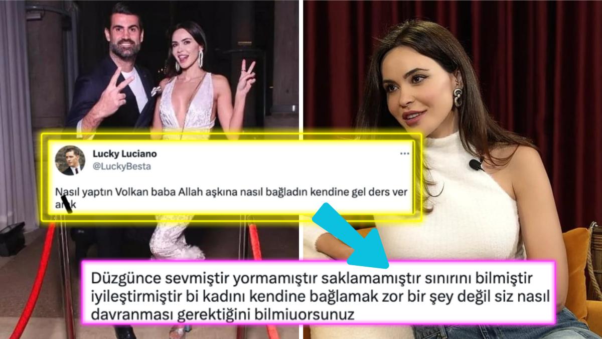 Volkan Demirel'e Hoşlar Hoşu Eşini Nasıl 'Tavladığını' Soran Kullanıcı Tartışma Yarattı!