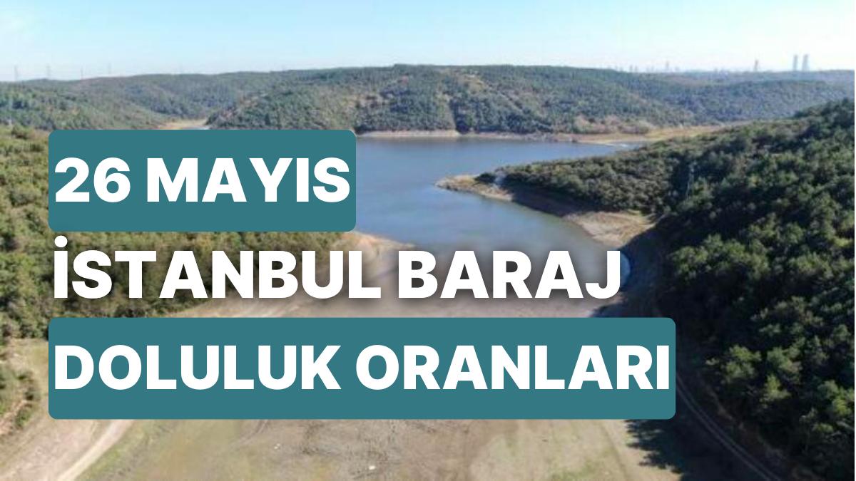26 Mayıs Cuma İstanbul Baraj Doluluk Oranlarında Son Durum: İstanbul’da Barajların Yüzde Kaçı Dolu? 26 Mayıs Cuma İstanbul Baraj Doluluk Oranlarında Son Durum: İstanbul’da Barajların Yüzde Kaçı Dolu?