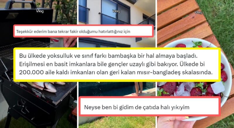 Arkadaşlarıyla Geçirdikleri Bir Günü Paylaşan Çift, Toplumsal Medyada Sınıf Farkıyla Fakirliği Hatırlattı